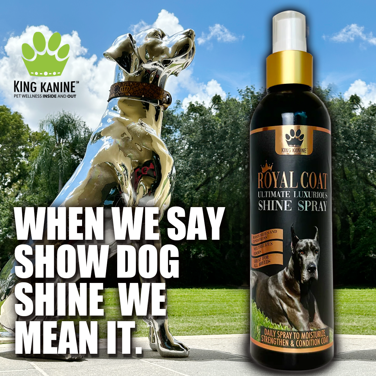 Royal Coat Ultimate Luxurious Shine Spray for Dogs