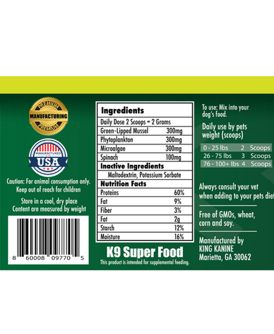 NEW!!! Green Immune - Super Food! - KING KOMB